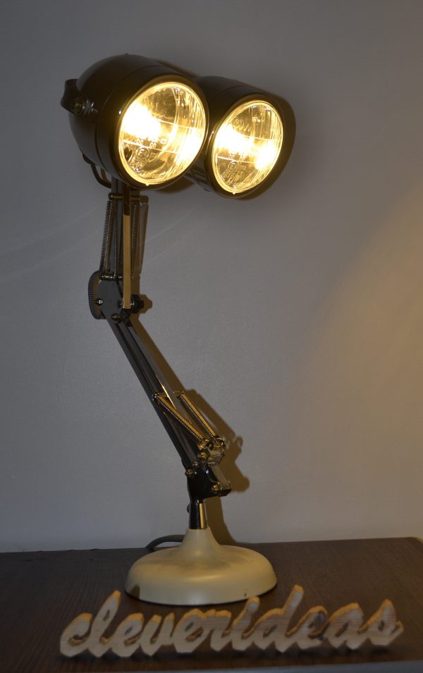 Dual Headlight Desk Lamp