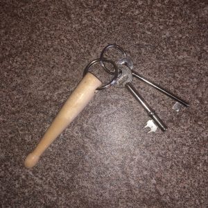 Drum Stick Key Ring