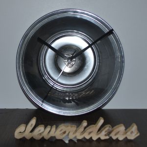 Vintage Jaguar Hub Cap Clock