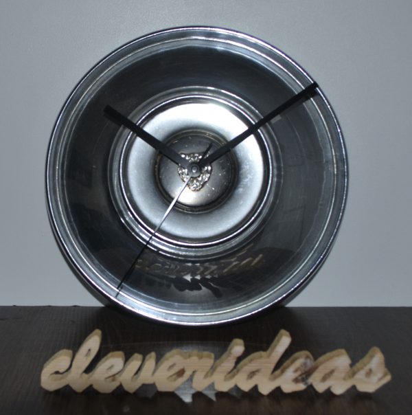 Vintage Jaguar Hub Cap Clock
