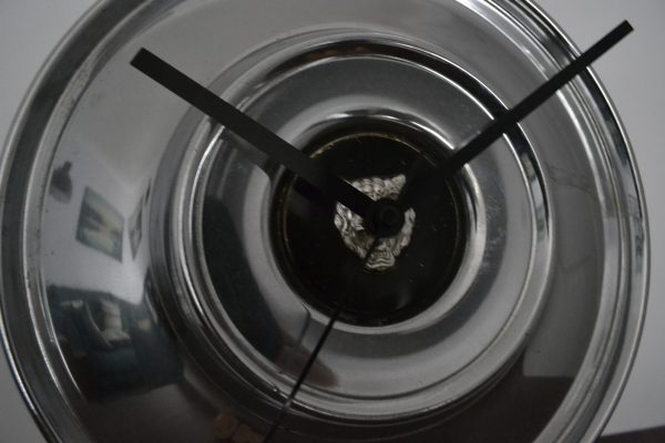 Vintage Jaguar Hub Cap Clock - Image 2