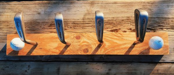 Golf Club Coat Rack