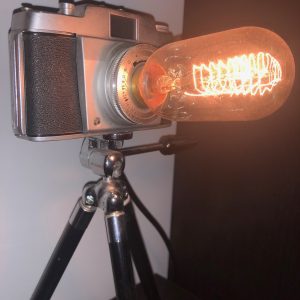 Vintage Camera Lamp