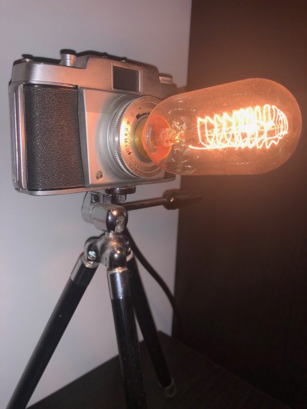 Vintage Camera Lamp