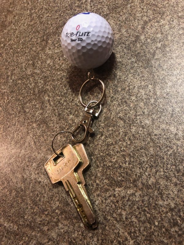 Golf Ball Keyring