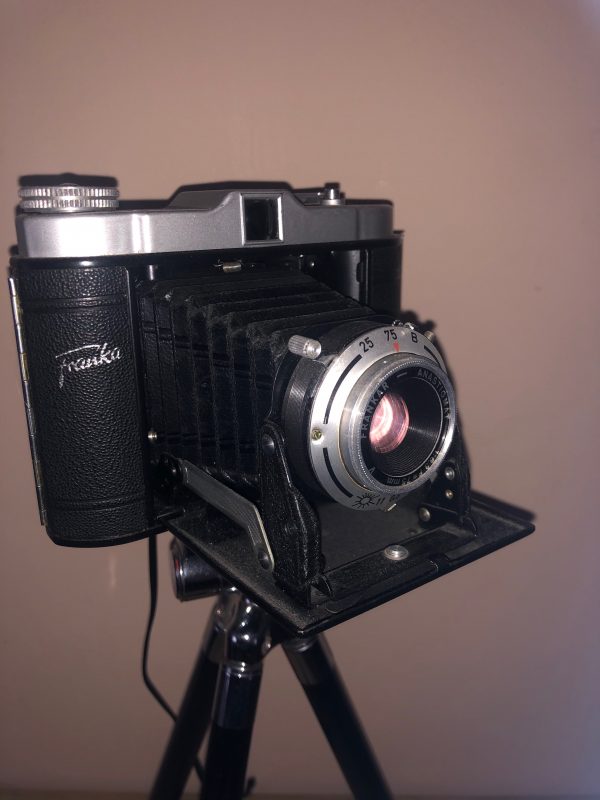 Vintage Bellows Camera Lamp