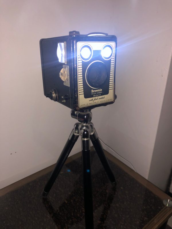 Vintage Kodak Brownie Camera Lamp