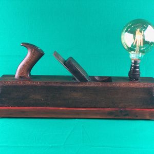 Vintage Wood Plane Lamp