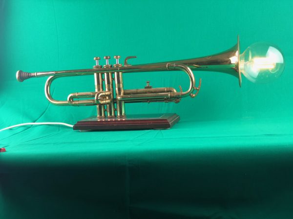 Vintage Trumpet Lamp