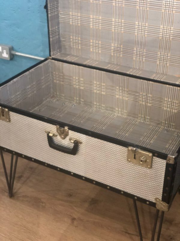 Metal Trunk Coffee Table - Image 4