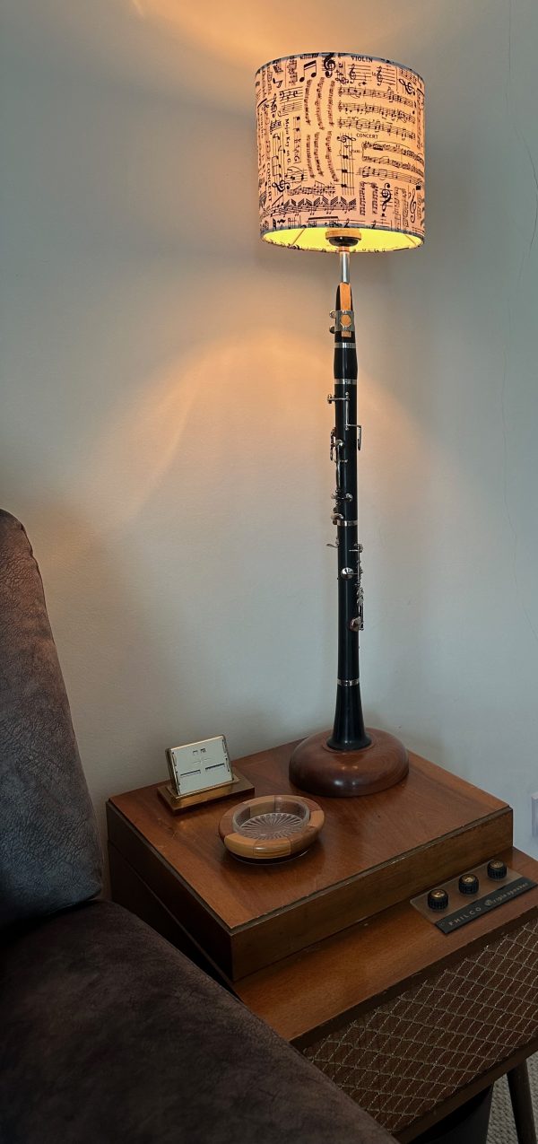 Stunning Clarinet Lamp